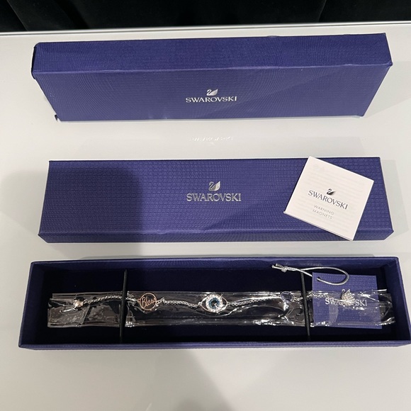 Swarovski Silver Evil Eye Bracelet- Brand New In Box - Picture 2 of 5